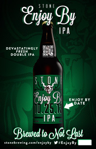 Stone brewing enjoy by ipa